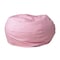 Flash Furniture Bean Bag Chair, 42 in W 42" L 19" H DG-BEAN-LARGE-DOT-PK-GG - alternate 1